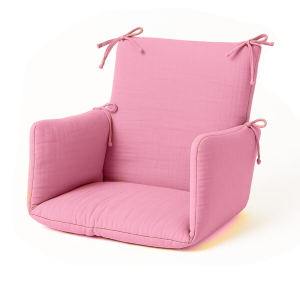 Høystolpute i økologisk bomull, rosa